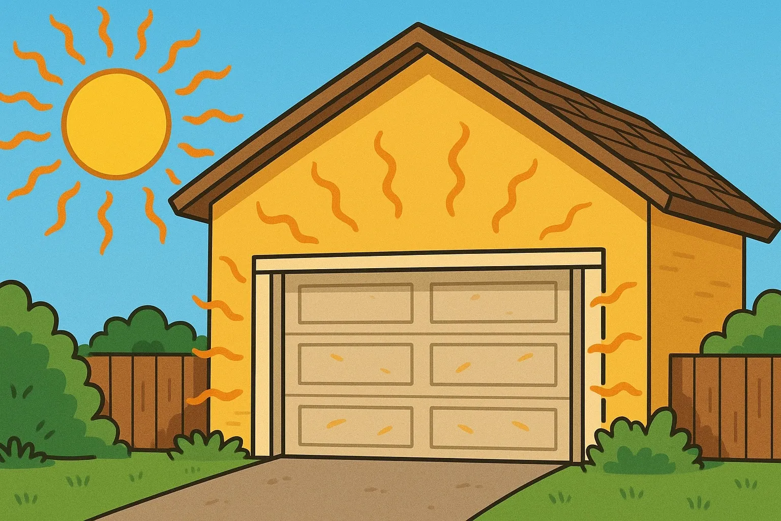 How to Protect Your Garage Door During a Heat Wave in the Lower Mainland