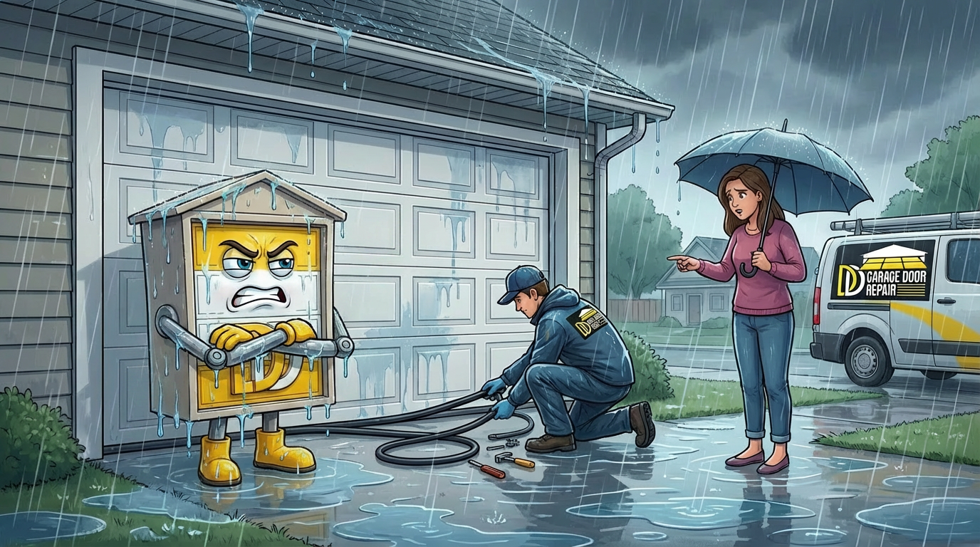 Spring Rainstorms in Coquitlam: Waterproofing Your Garage Door