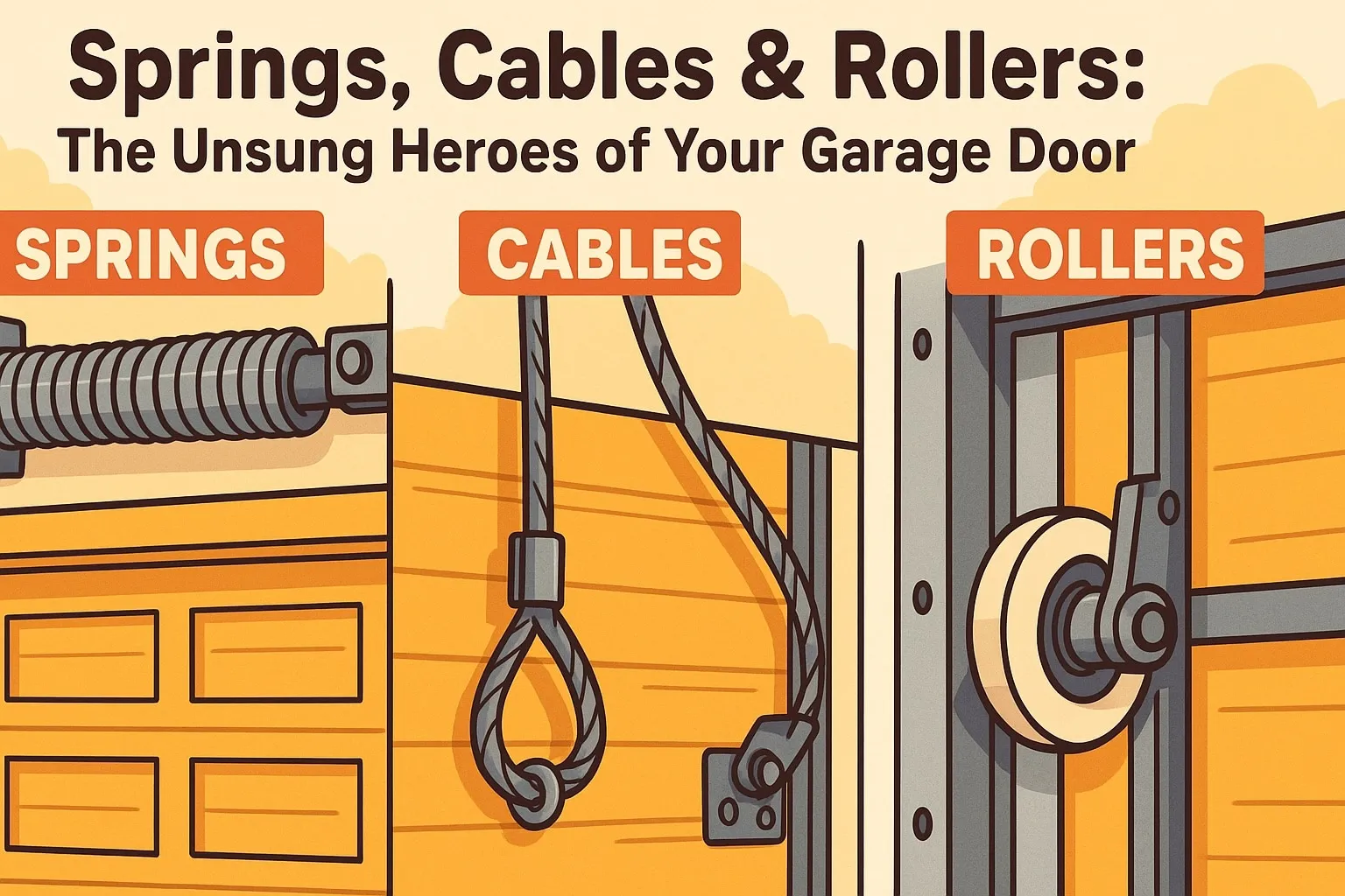 Springs, Cables & Rollers: The Unsung Heroes of Your Garage Door