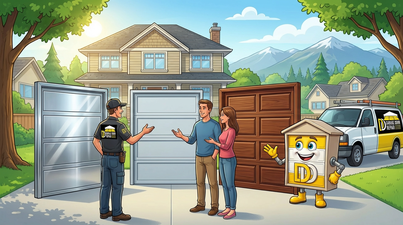 Steel vs. Aluminum vs. Wood: Choosing the Right Garage Door for Your Vancouver Home