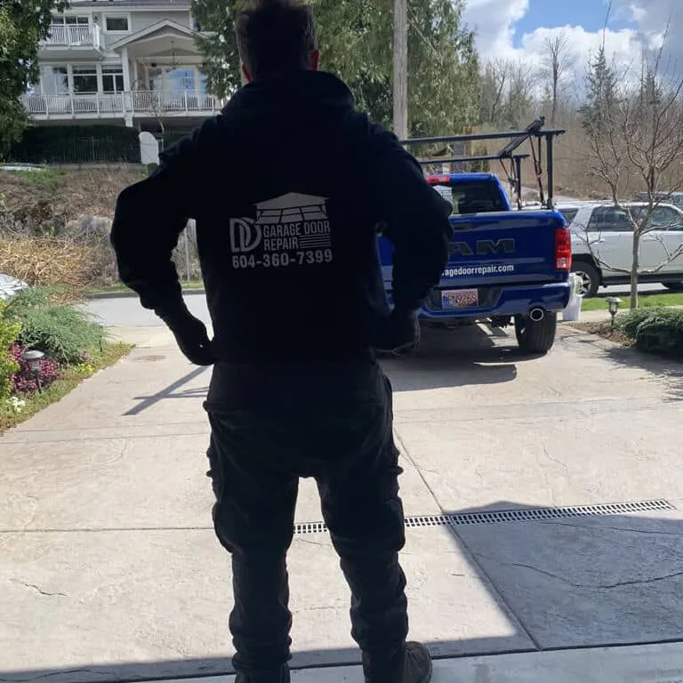 Garage door spring repair